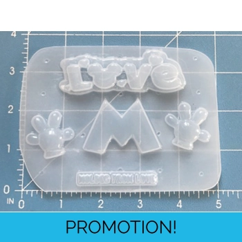 Mouse Love Handmade Plastic ..