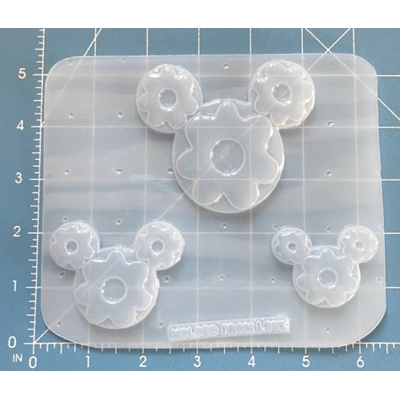 Frosted Mouse Donuts Handmade Plastic Mold