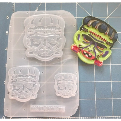 Retro Horror Freaky Frank Mask Handmade Plastic Mold