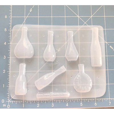 Pallet of Vintage Alcohol Bottles Handmade Plastic Mold