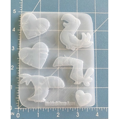 Enchanted Pedro and Friends Pallet Handmade Plastic Mold