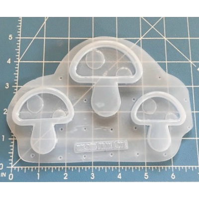 Kawaii Mushroom Shaker Handmade Plastic Mold Kawaii Mushroom Shaker Handmade Plastic Mold