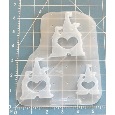 Princess Castle Shaker Handmade Plastic Mold Princess Castle Shaker Handmade Plastic Mold