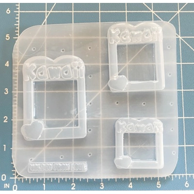 Kawaii Frames Shakers Handmade Plastic mold Kawaii Frames Shakers Handmade Plastic mold