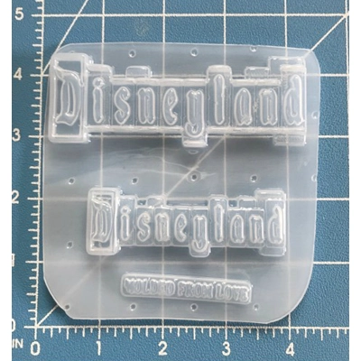 Set of 2 Vintage Amusement Park Signs Handmade Plastic Mold Set of 2 Vintage Amusement Park Signs Handmade Plastic Mold
