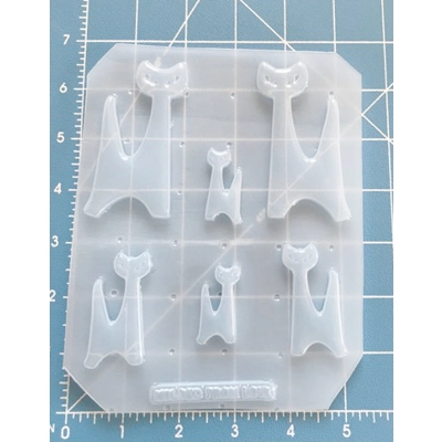 Pallet of 6 New style Atomic Kitties Handmade Plastic Mold