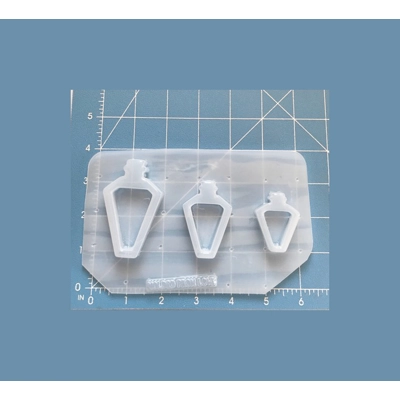 Coffin Shape Potion Bottle Shakers Handmade Plastic Mold Coffin Shape Potion Bottle Shakers Handmade Plastic Mold
