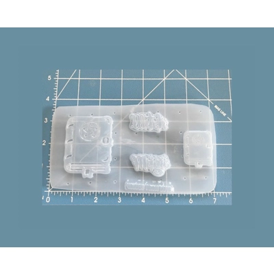 Spellbooks Pallet Handmade Plastic Mold Spellbooks Pallet Handmade Plastic Mold