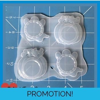 2 ghosts and 2 pumpkins appr..