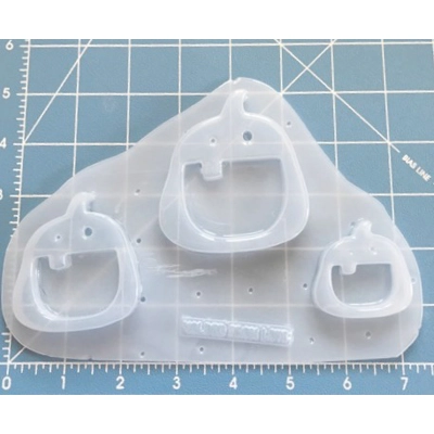 Kawaii Wide Mouth Pumpkin Shakers Handmade Plastic Mold