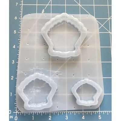 Sea Shell Shakers 2 Handmade Plastic Mold Sea Shell Shakers 2 Handmade Plastic Mold