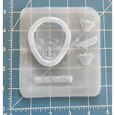 Horror/Slasher Shaker series Silence of the lambs Shaker Handmade Plastic Mold Horror/Slasher Shaker series Silence of the lambs Shaker Handmade Plastic Mold