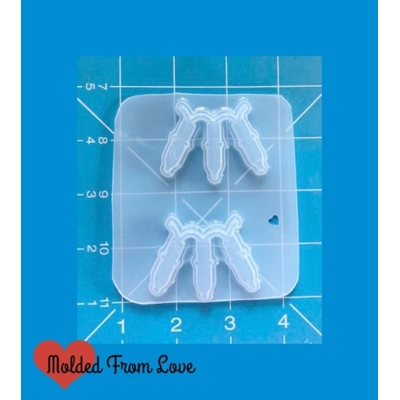 Set of 2 Layered String of Christmas Lights Handmade Plastic mold Set of 2 Layered String of Christmas Lights Handmade Plastic mold