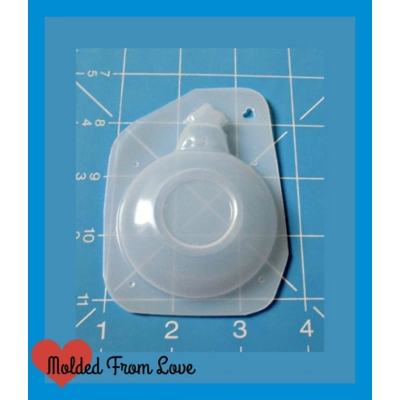Christmas Ornament Ball with Center Handmade Plastic Mold Christmas Ornament Ball with Center Handmade Plastic Mold