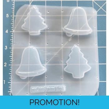 2 Christmas Trees and 2 Bell..