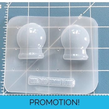 2 small Snowglobes Handmade ..