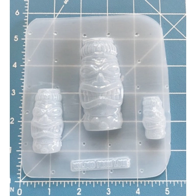 New! Tiki Lounge Tikis in 3 sizes handmade plastic Mold New! Tiki Lounge Tikis in 3 sizes handmade plastic Mold