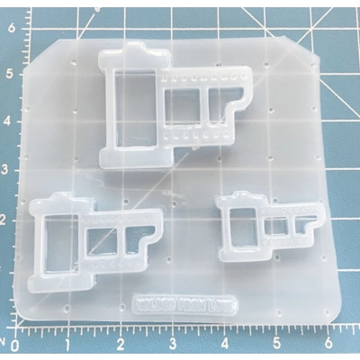 Film Canister with Film Roll Shakers In 3 Sizes Handmade Plastic Mold