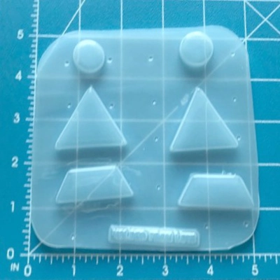 80s theme Earrings 6 Handmade Plastic Mold