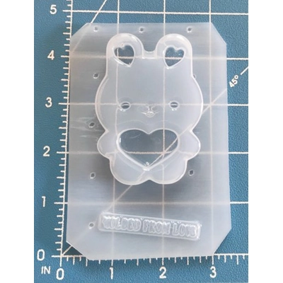 MFL Exclusive Kawaii Love Pets Shakers BUN-BUN Handmade Plastic Mold