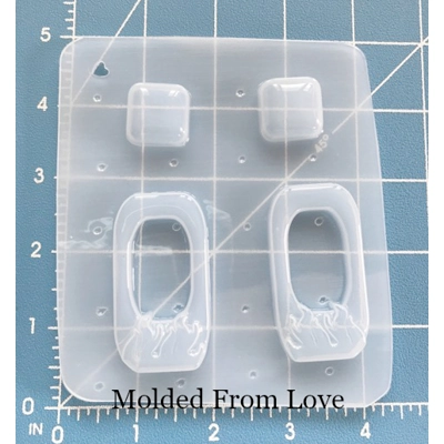 Rockabilly Hottie Drop Dangles Handmade Plastic Mold