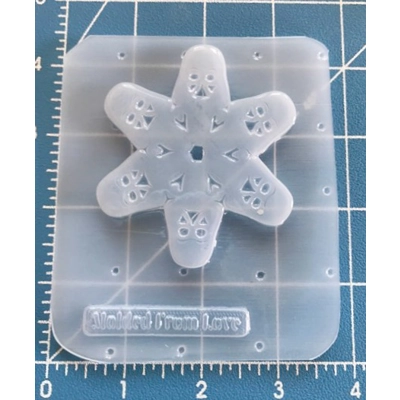 Darth Snowflake Handmade Plastic Mold