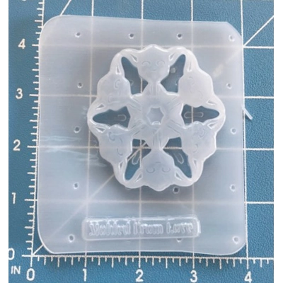 Baby Yoda or Yoda Snowflake Handmade Plastic Mold