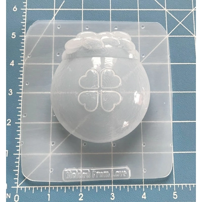 Pot Of Gold Plastic Soap or Bath Bomb Handmade Mold