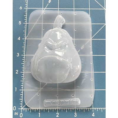Grumpy Pumpkin Plastic Soap or Bath Bomb Handmade Mold Grumpy Pumpkin Plastic Soap or Bath Bomb Handmade Mold