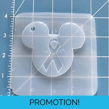 Awareness Ribbon Ears Keycha..