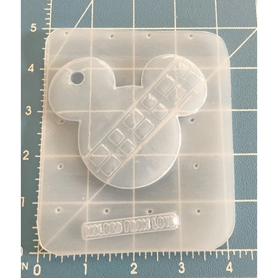 Chewy Ears Keychain Handmade Plastic Resin Mold