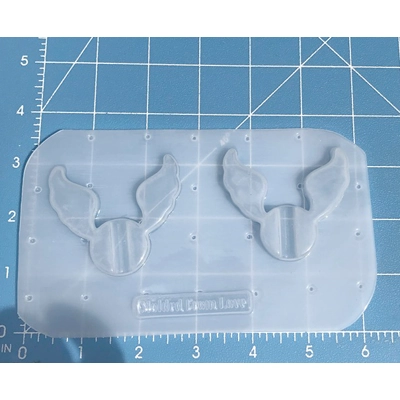 Gold Snitch 2 piece Straw Topper Handmade Plastic Mold