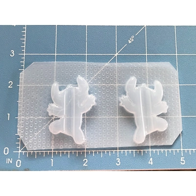 Little Gremlin 2 piece Straw Topper Handmade Plastic Mold