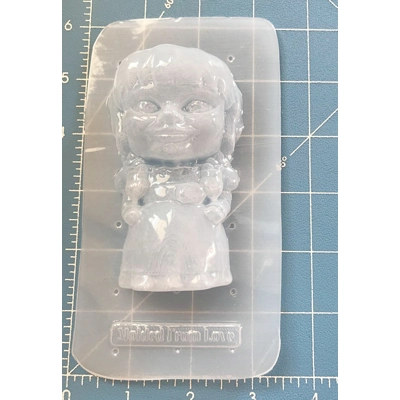 Annabelle Doll Plastic Soap or Bath Bomb Handmade Mold Annabelle Doll Plastic Soap or Bath Bomb Handmade Mold