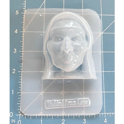 Creepy Evil NUN Plastic Soap or Bath Bomb Handmade Mold Creepy Evil NUN Plastic Soap or Bath Bomb Handmade Mold