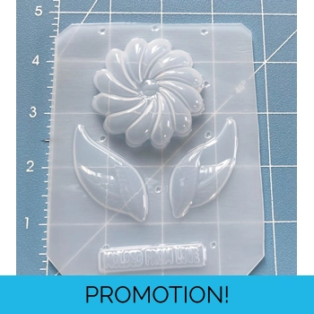 Vintage Floral Swirl Brooch ..