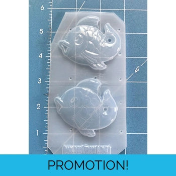 2 Retro Vintage Fish Brooche..