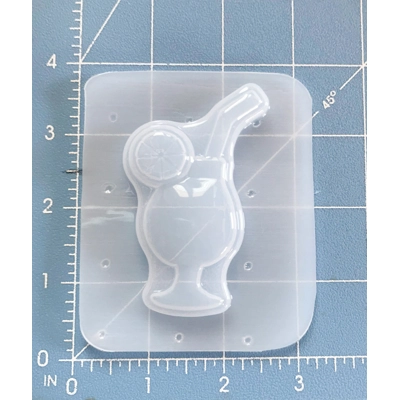 Retro Summer Daquiri Brooch Handmade plastic Mold Retro Summer Daquiri Brooch Handmade plastic Mold