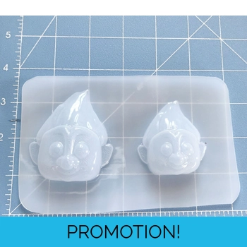 2 small bite size Troll Doll..