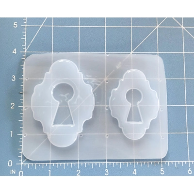 Retro Vintage Keyhole Vertical Handmade Plastic Mold Retro Vintage Keyhole Vertical Handmade Plastic Mold