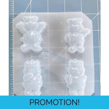 4 Bite Size Cutie Carebears ..