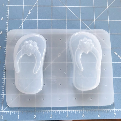 Flip Flops Right and Left Handmade Plastic Mold