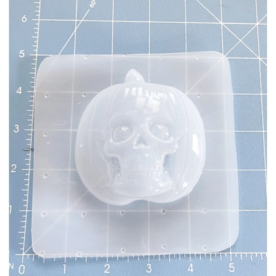 Skull Pumpkin Soap/Bath Bomb Handmade Plastic Mold Skull Pumpkin Soap/Bath Bomb Handmade Plastic Mold