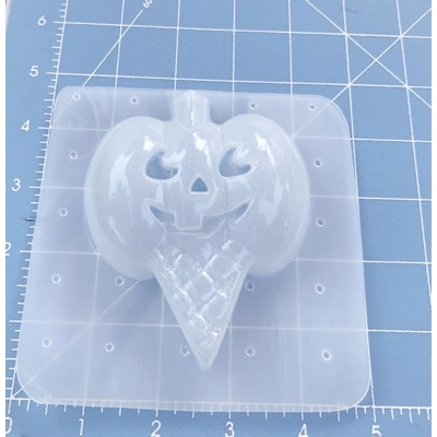 Pumpkin Ice Cream Cone Soap/Bath Bomb Handmade Plastic Mold Pumpkin Ice Cream Cone Soap/Bath Bomb Handmade Plastic Mold