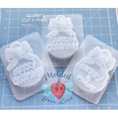 Horror Christmas Ball Soap/ Bath Bomb/ Chocolate Handmade Plastic Mold