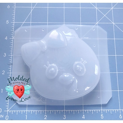 Cute Turkey Girl Soap/Bath Bomb/Wax/Chocolates/Plaster/Clay Handmade Plastic Mold