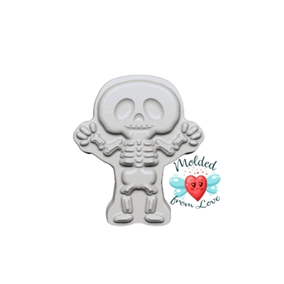 Kawaii  Skelly Bones Handmade Plastic Mold