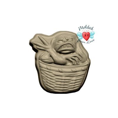 Basketcase Retro Horror Handmade Plastic Mold