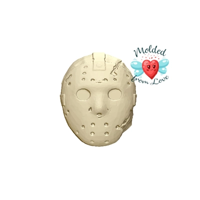 Horror Hockey Mask Version 2 Plastic Soap or Bath Bomb Handmade Mold COPY Horror Hockey Mask Version 2 Plastic Soap or Bath Bomb Handmade Mold COPY
