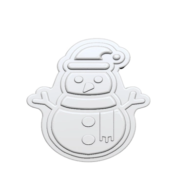 Cute Little Snowman Soap, Bath bomb, Chocolates, Wax, Clay Handmade Plastic Mold